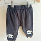 H&M Panda Crewneck + Joggers Set / 9-12m