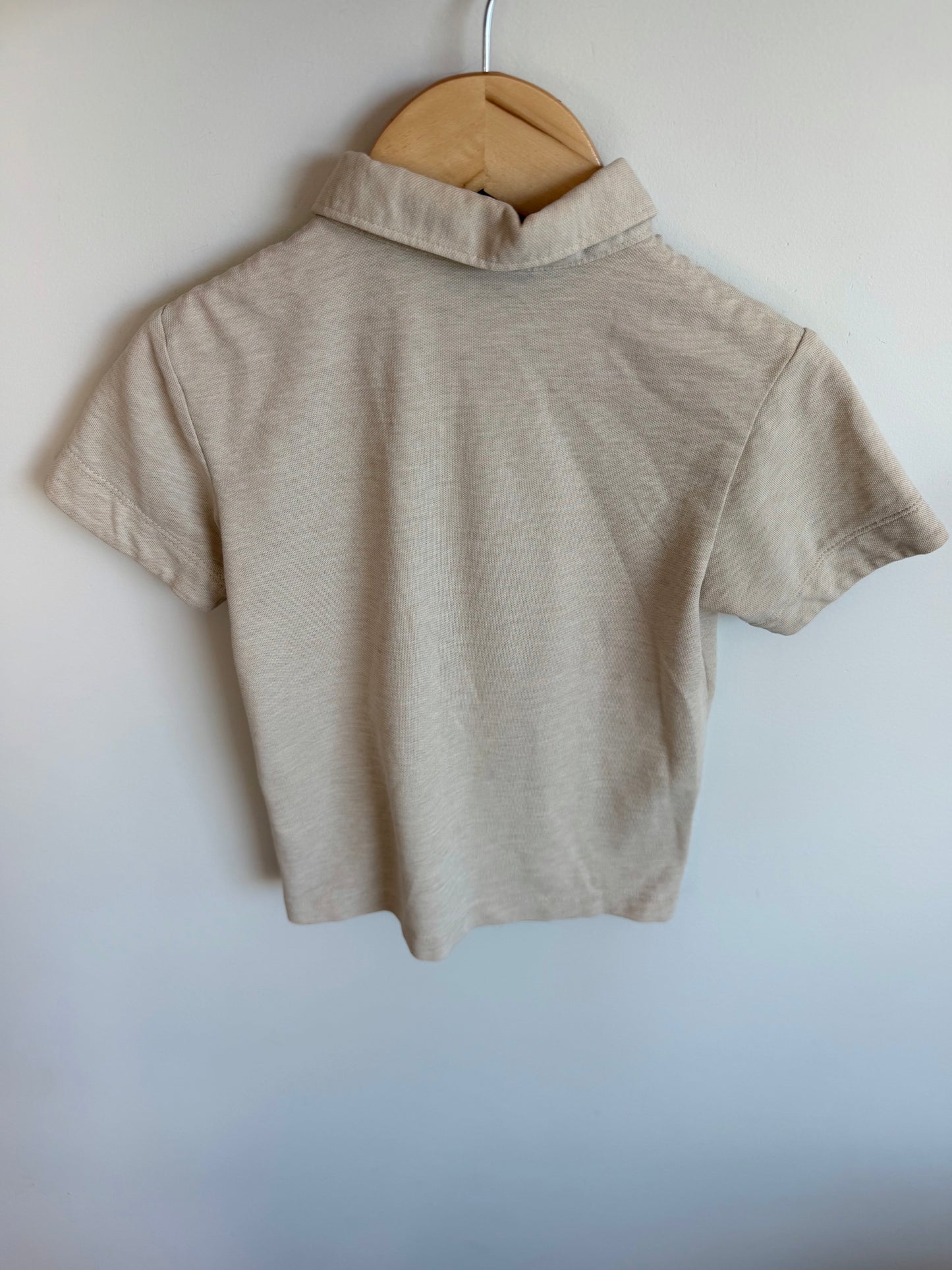 H&M Collared Oat Pocket T-shirt / 2-4T