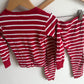 Red Striped Santa Pj Set / 3T