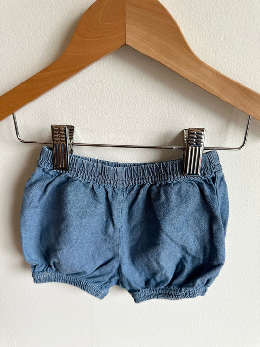 Chambray Tapered Shorts / 12m