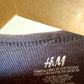 H&M Organic Ribbed Bodysuit / 12-18m