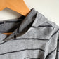 Grey Striped Hoodie / 2T