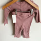 CK Blush 3 Piece Set - Top, Pants + Sweater  / 12m