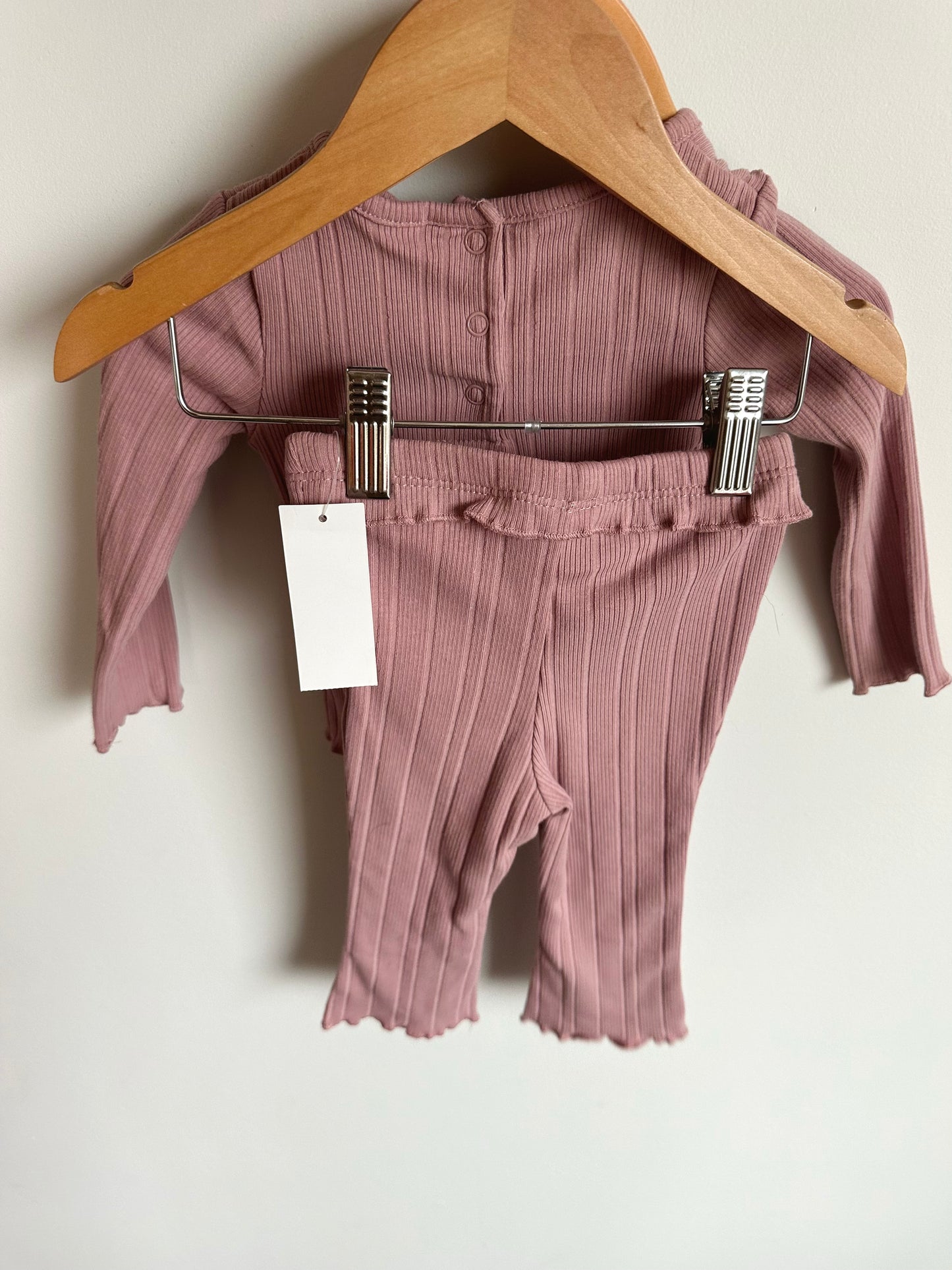 CK Blush 3 Piece Set - Top, Pants + Sweater  / 12m