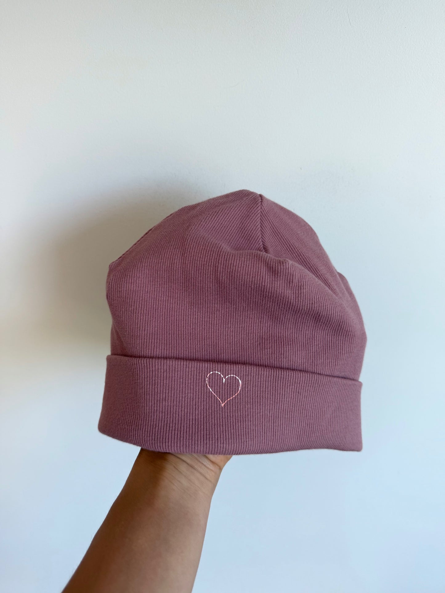 Teddy Little Pink Ribbed Toque / 4-8 years