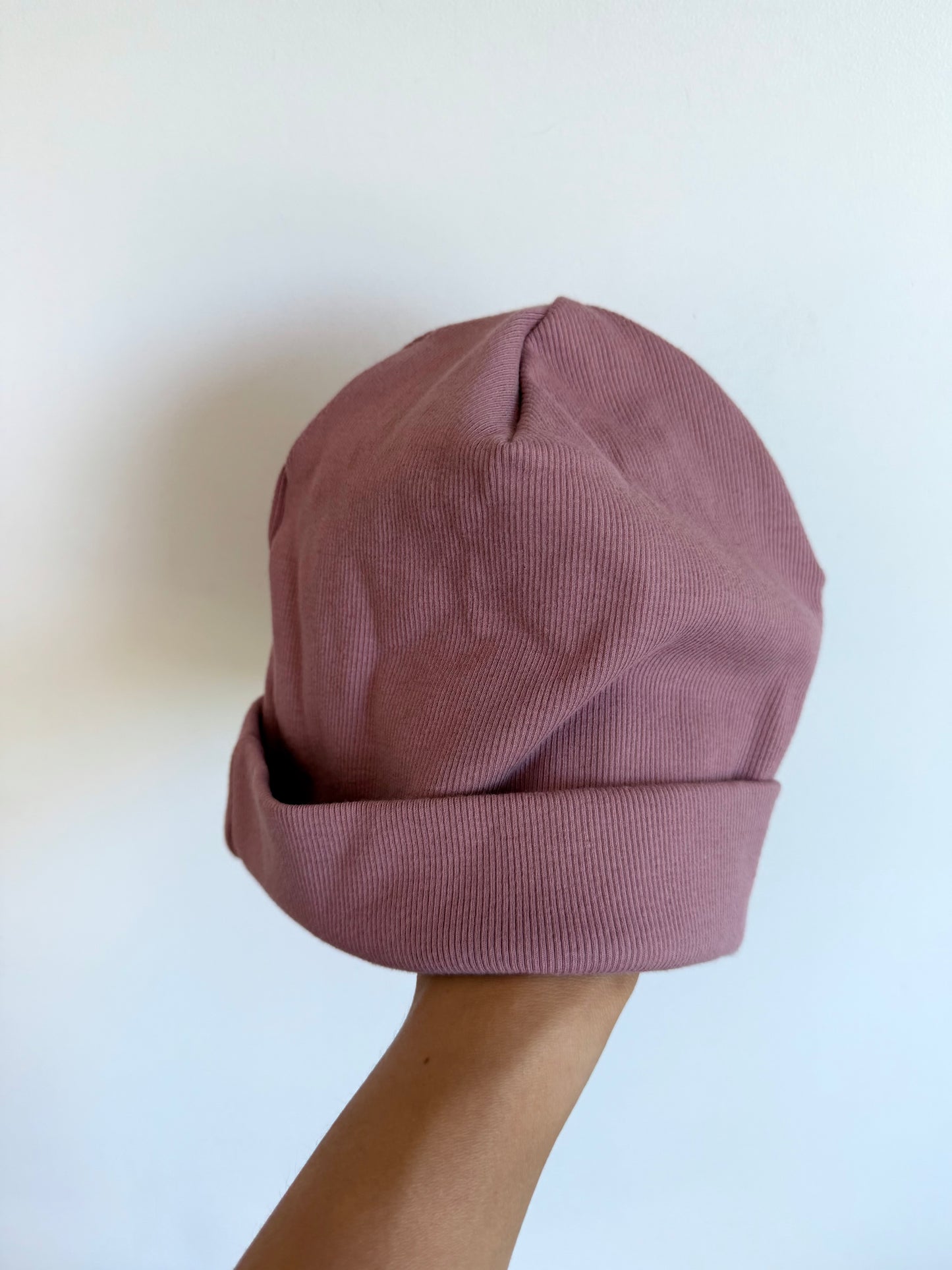 Teddy Little Pink Ribbed Toque / 4-8 years