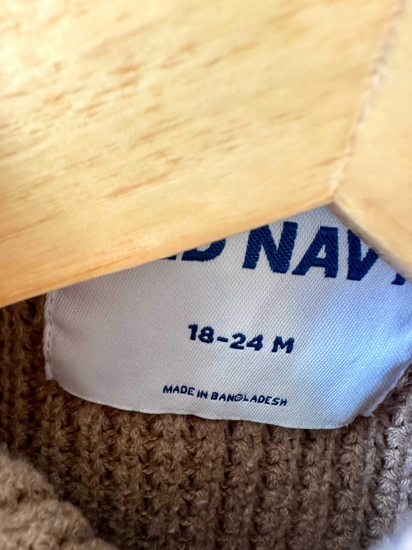 Fawn Knit Hoodie / 12-18m