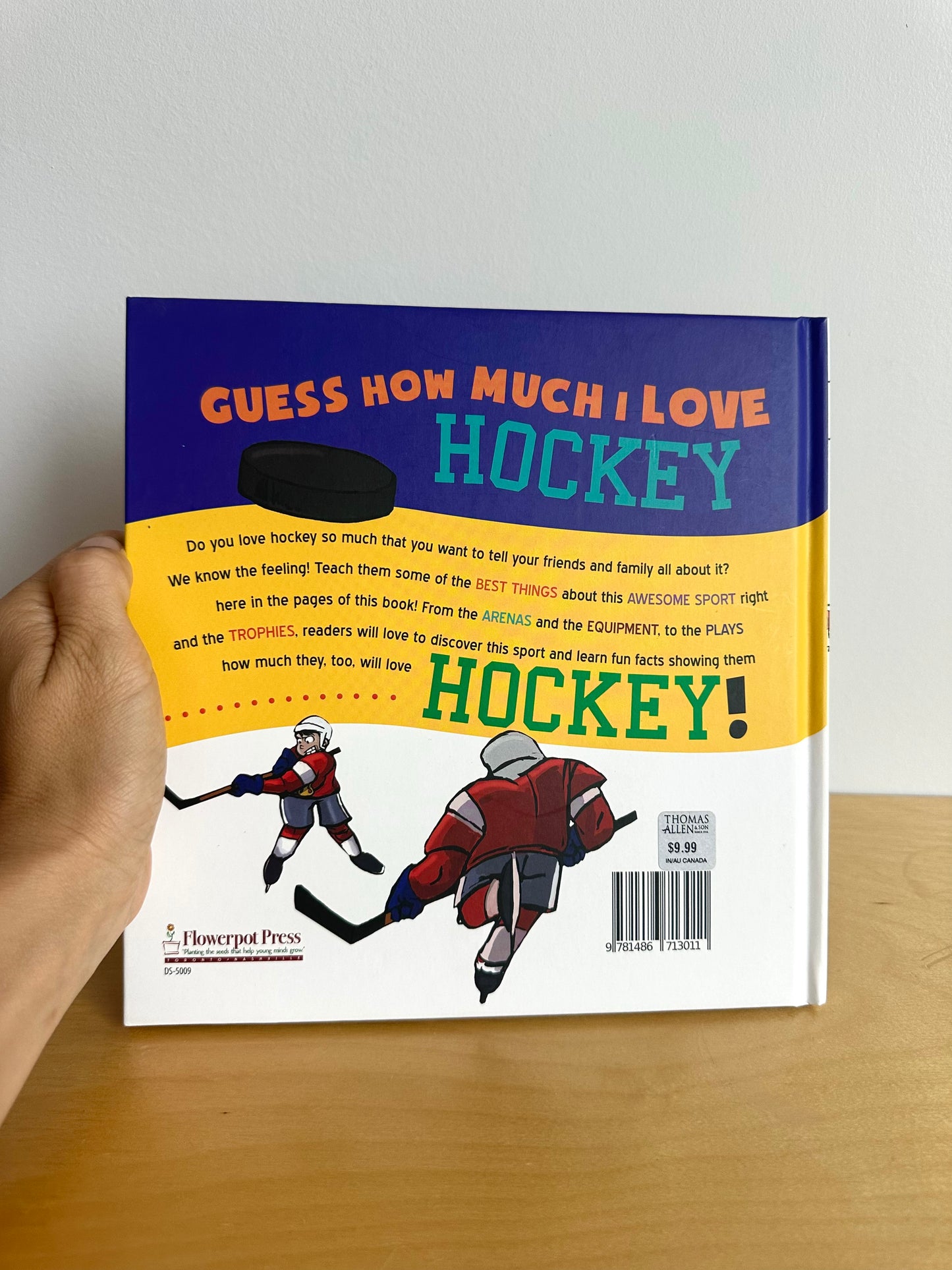 Guess How Much I Love Hockey Hardcover Book / 4+ years