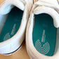 White Converse Velcro Sneakers / Size 10 Toddler