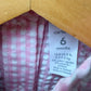 Vintage Carter's Embroidery Pink Top / 6m