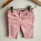 Pink Floral Jeans  / 6-9m