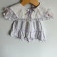 Vintage Heart Purple Dot Lace Dress (PLAY) / 0-3m?
