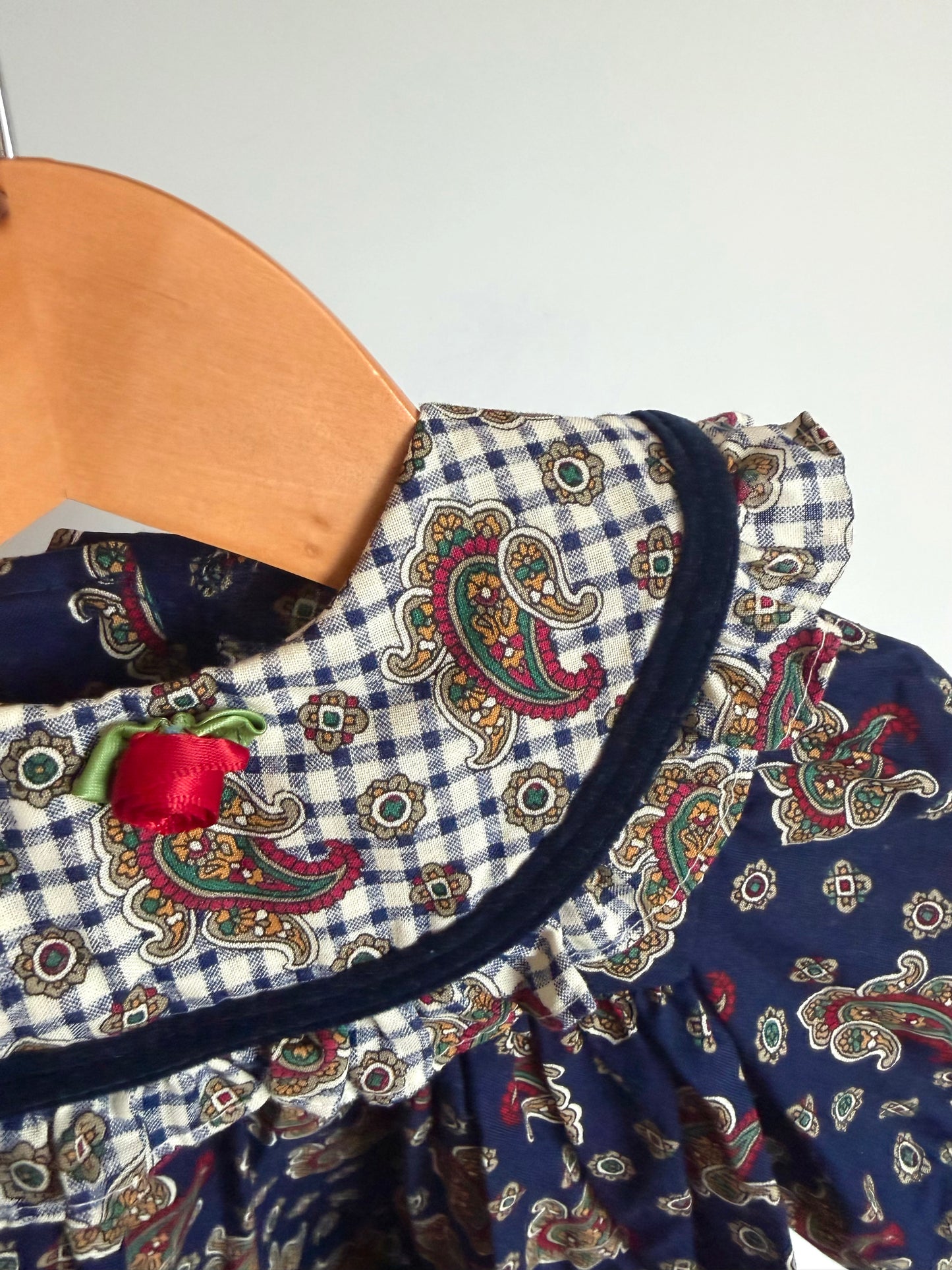 Vintage Rose Flourish Dress / 3-6m?