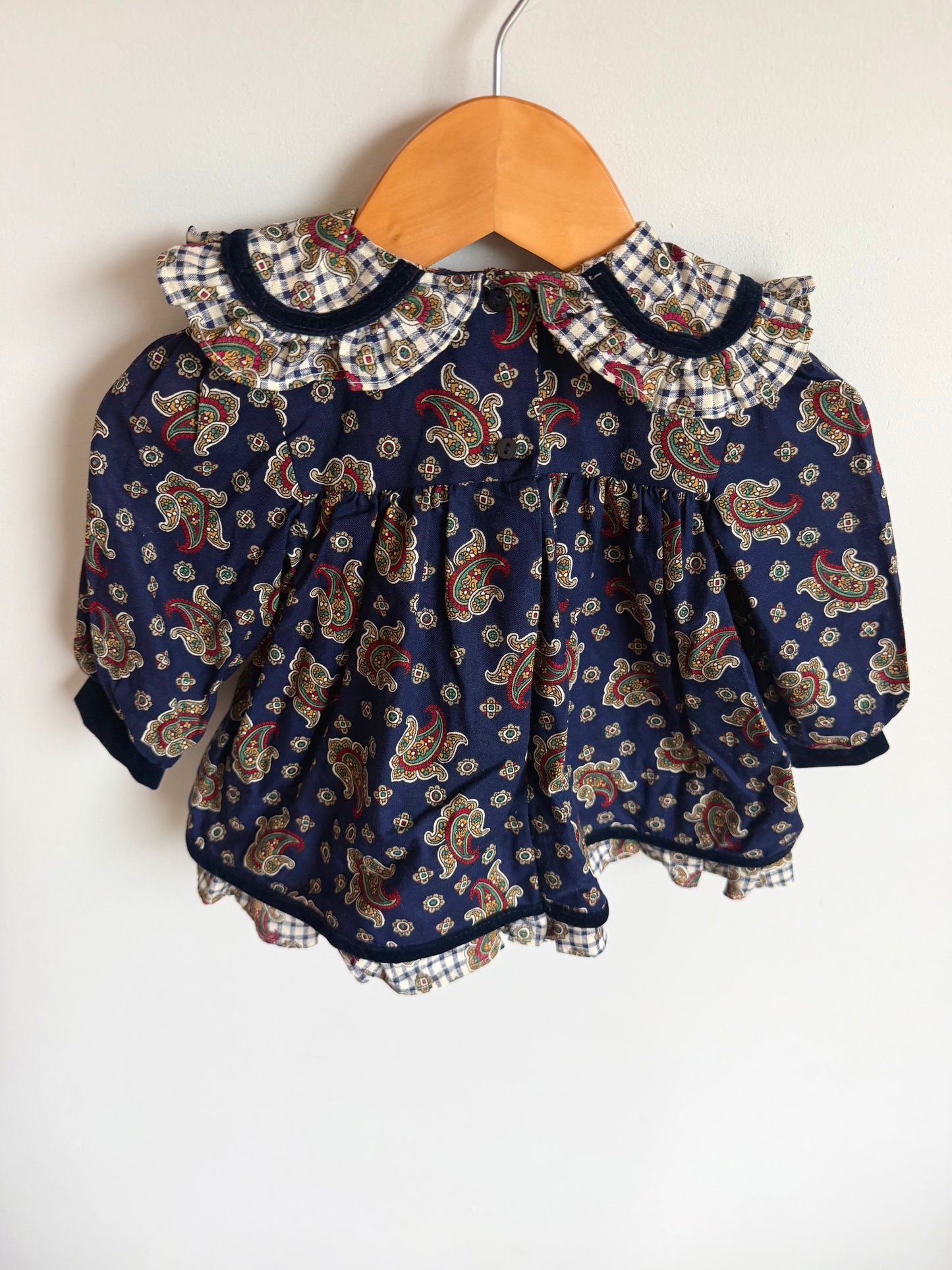 Vintage Rose Flourish Dress / 3-6m?