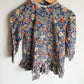 Vintage Long Sleeve Floral Lace Trim Dress / 2-3T?