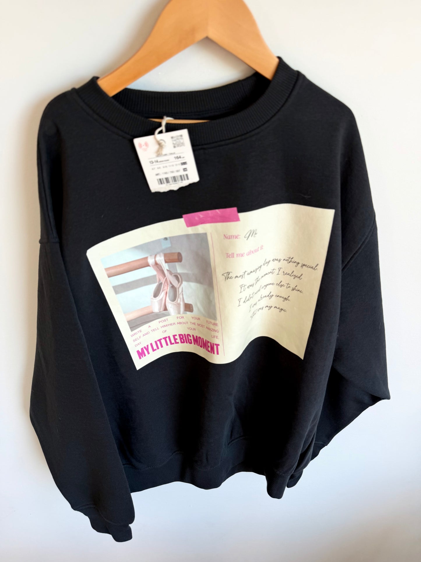 Zara Ballet Crewneck (With Tags) / 13-14 years
