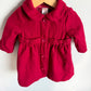 Red Long Petty Coat / 6-12m