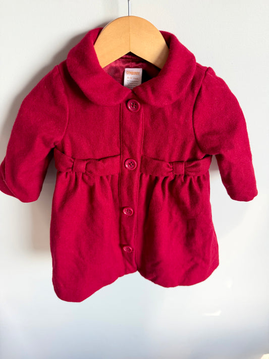 Red Long Petty Coat / 6-12m