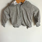 Organic Cotton Grey Reversible Hoodie / 6-9m