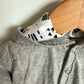 Organic Cotton Grey Reversible Hoodie / 6-9m