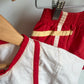 Vintage Stripes Red T-Shirt + Shorts Set / 3T
