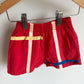 Vintage Stripes Red T-Shirt + Shorts Set / 3T