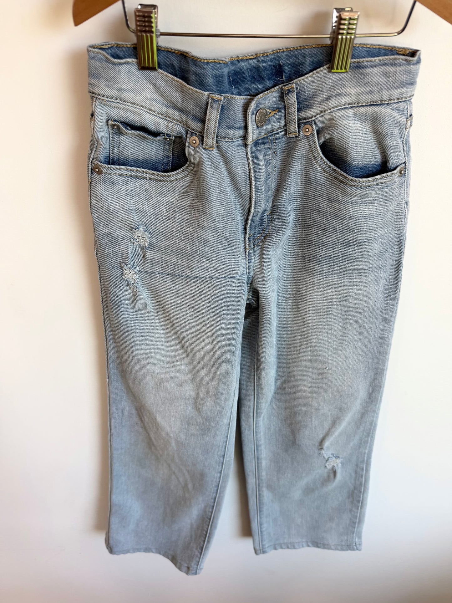 Levi's Distressed Straight Leg Jeans / 12 years