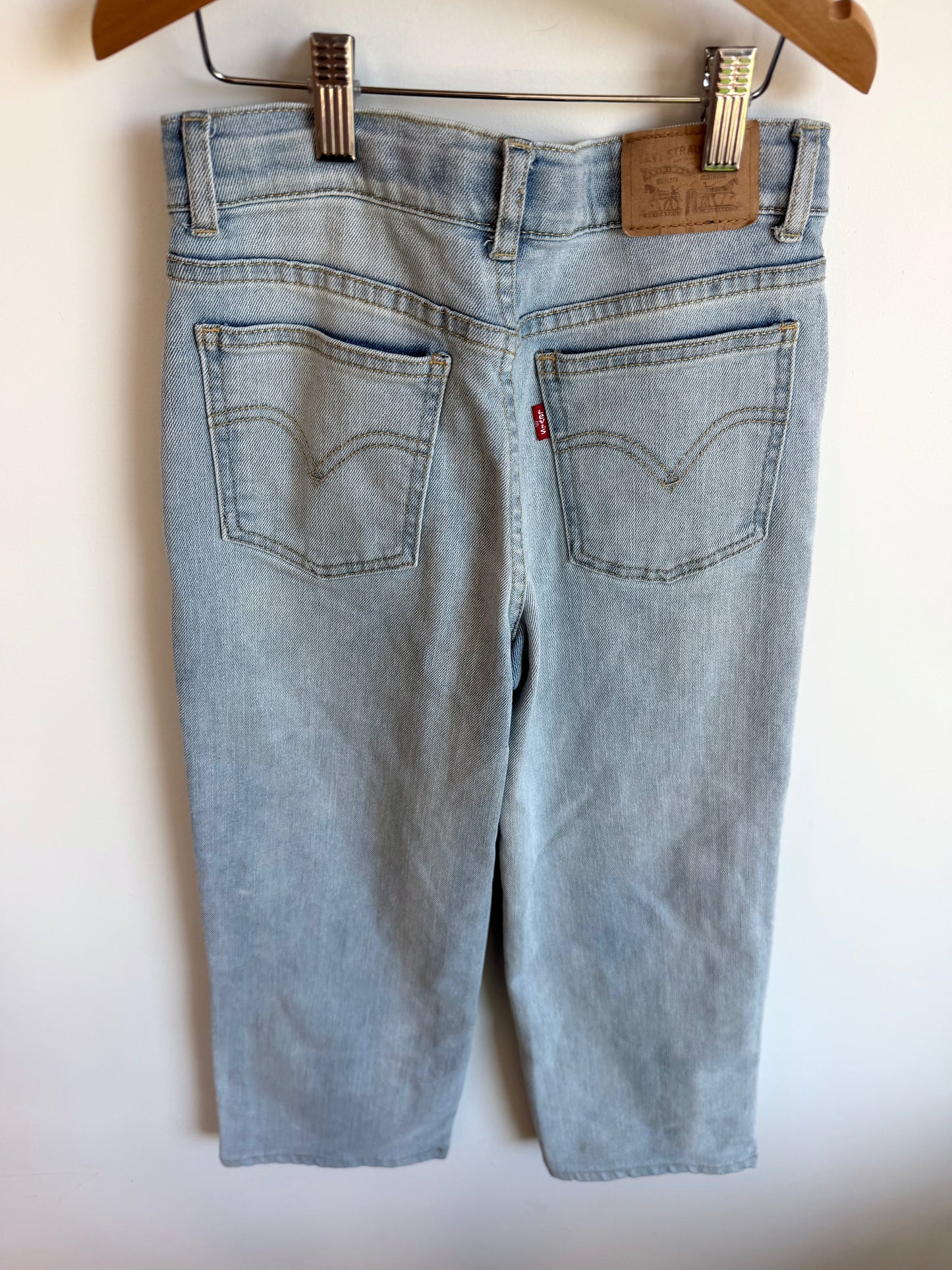 Levi's Distressed Straight Leg Jeans / 12 years