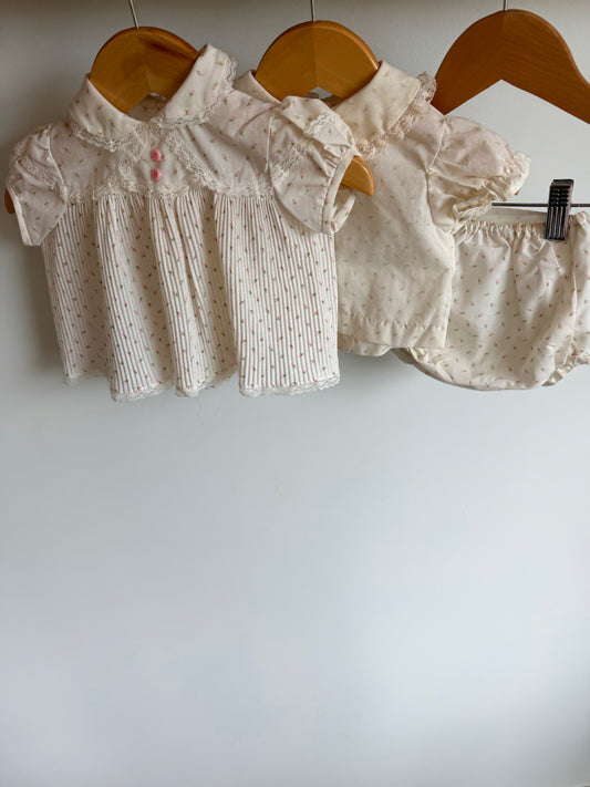 Vintage Dainty Pink Flower Set / 3m?