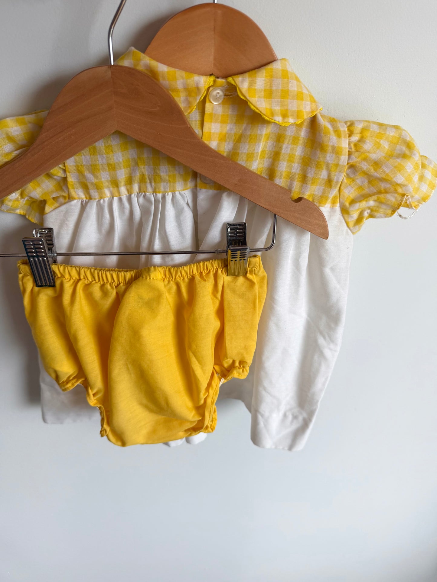 Vintage Car Dress with Bloomers / 24m