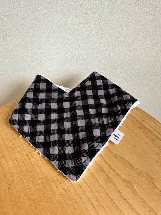 Grey Checkered Bib