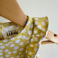Yellow Dotted Ruffle Dress / 12m