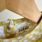Yellow Dotted Ruffle Dress / 12m