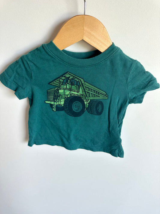 Teal Dump Truck T-Shirt / 3-6m
