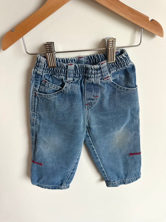 Vintage Wide Leg Jeans / 12-18m