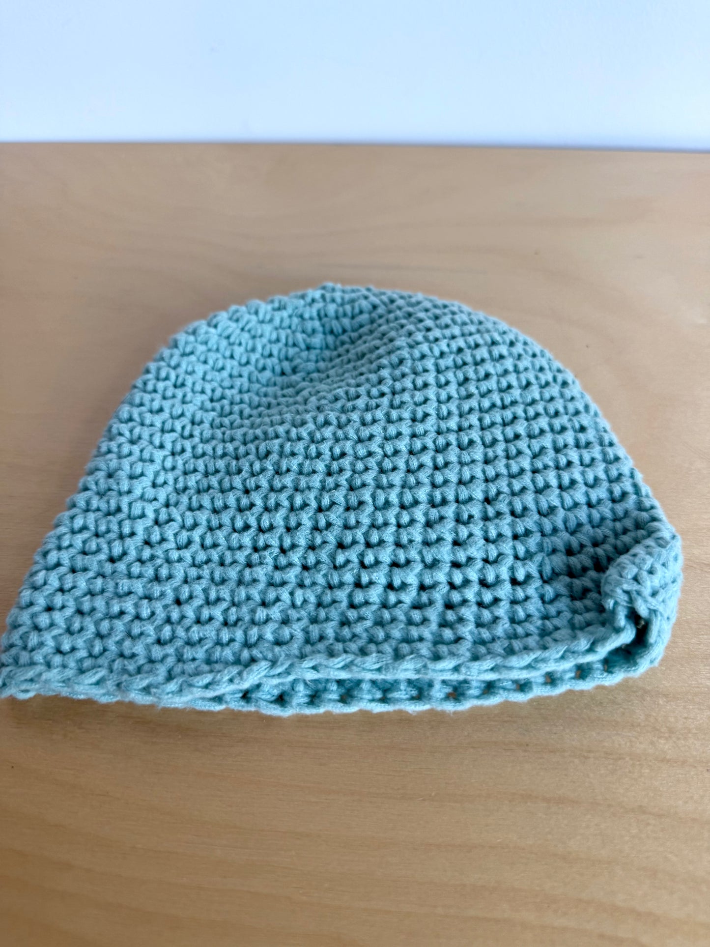 Handmade Flower Toque / 6-12m?