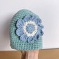 Handmade Flower Toque / 6-12m?