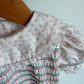 Vintage Made in Canada Floral Smocking Dress / 24m