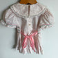 Vintage Made in Canada Floral Smocking Dress / 24m