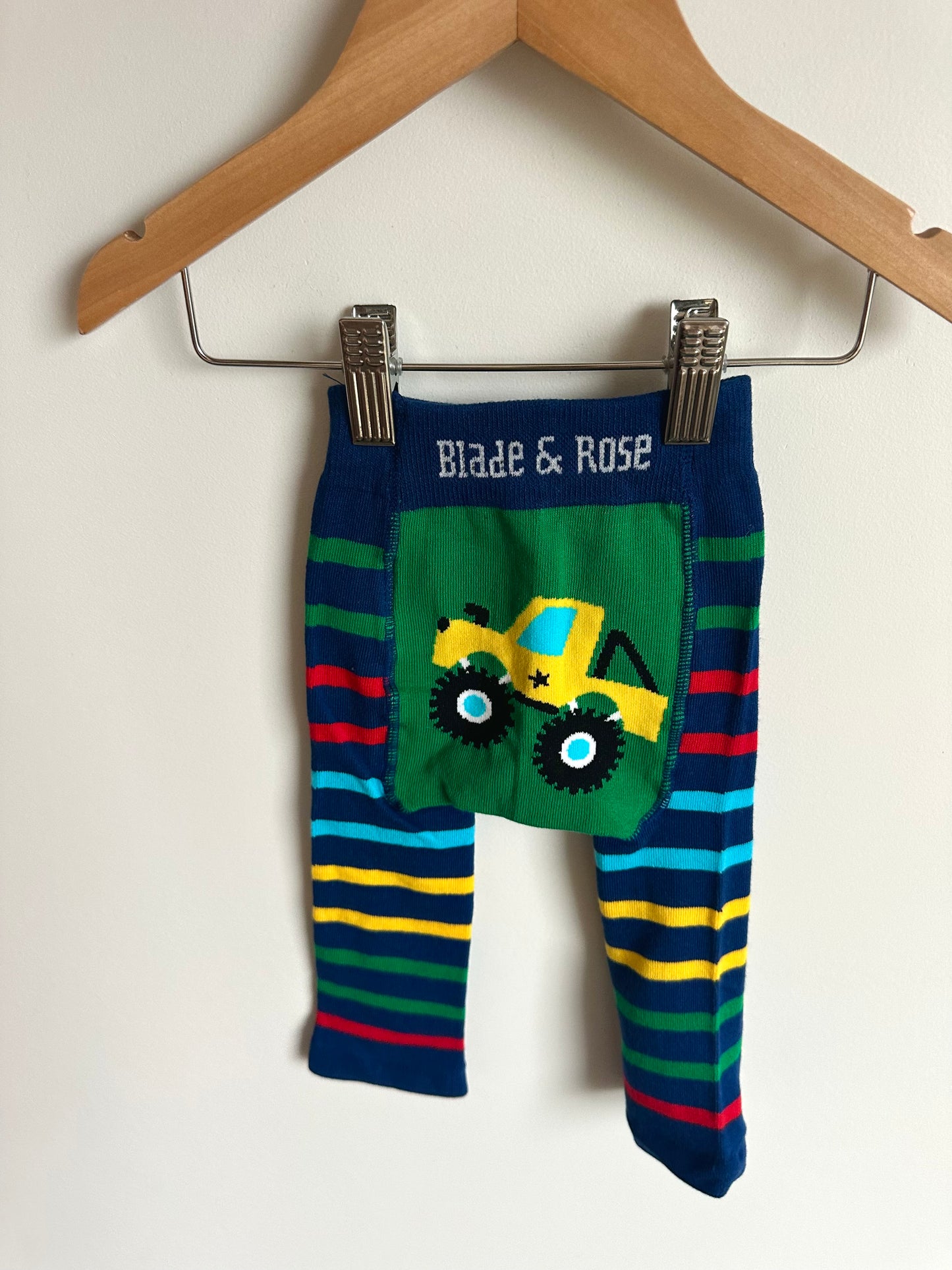 Monster Truck Knit Leggings (With Tags)/ 6-12m