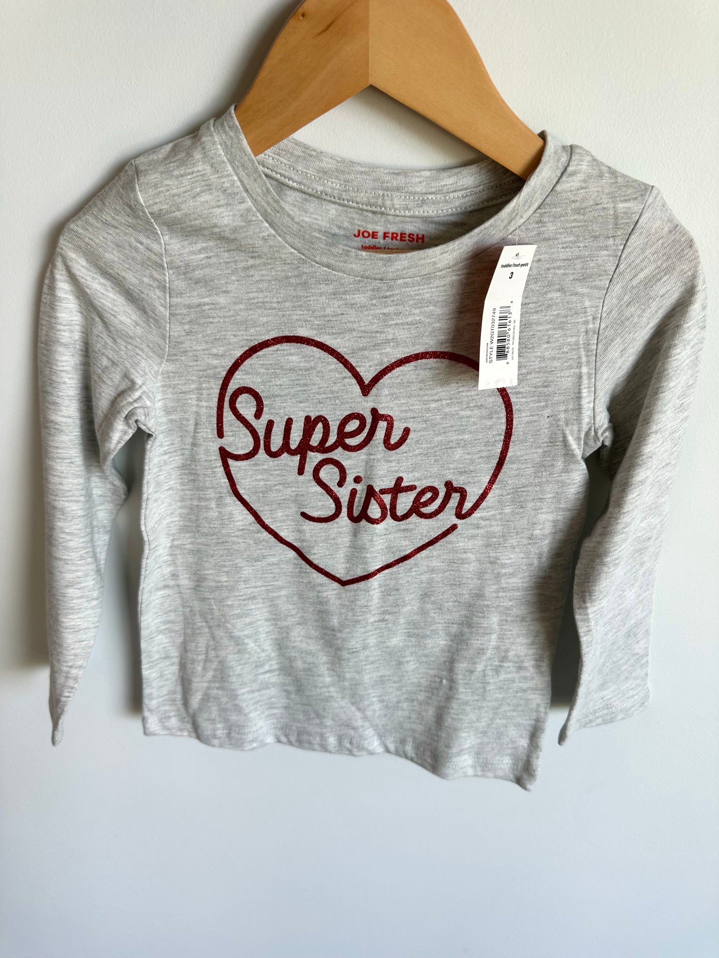 Super Sister Grey Top (With Tags) / 3T