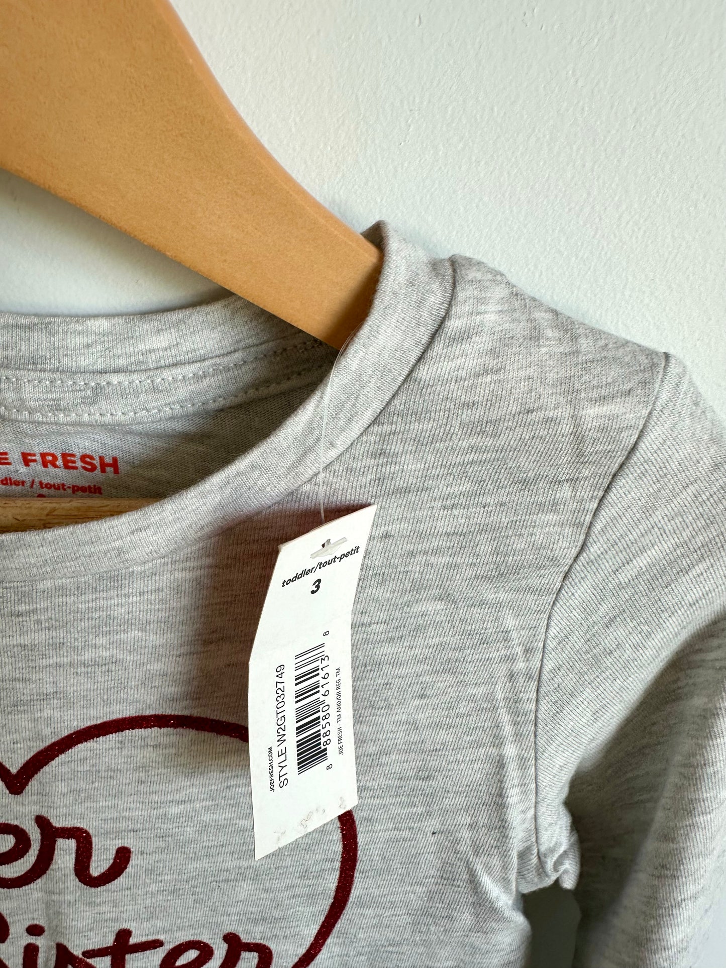 Super Sister Grey Top (With Tags) / 3T