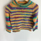 Handmade Striped Colorful Sweater / 2T?