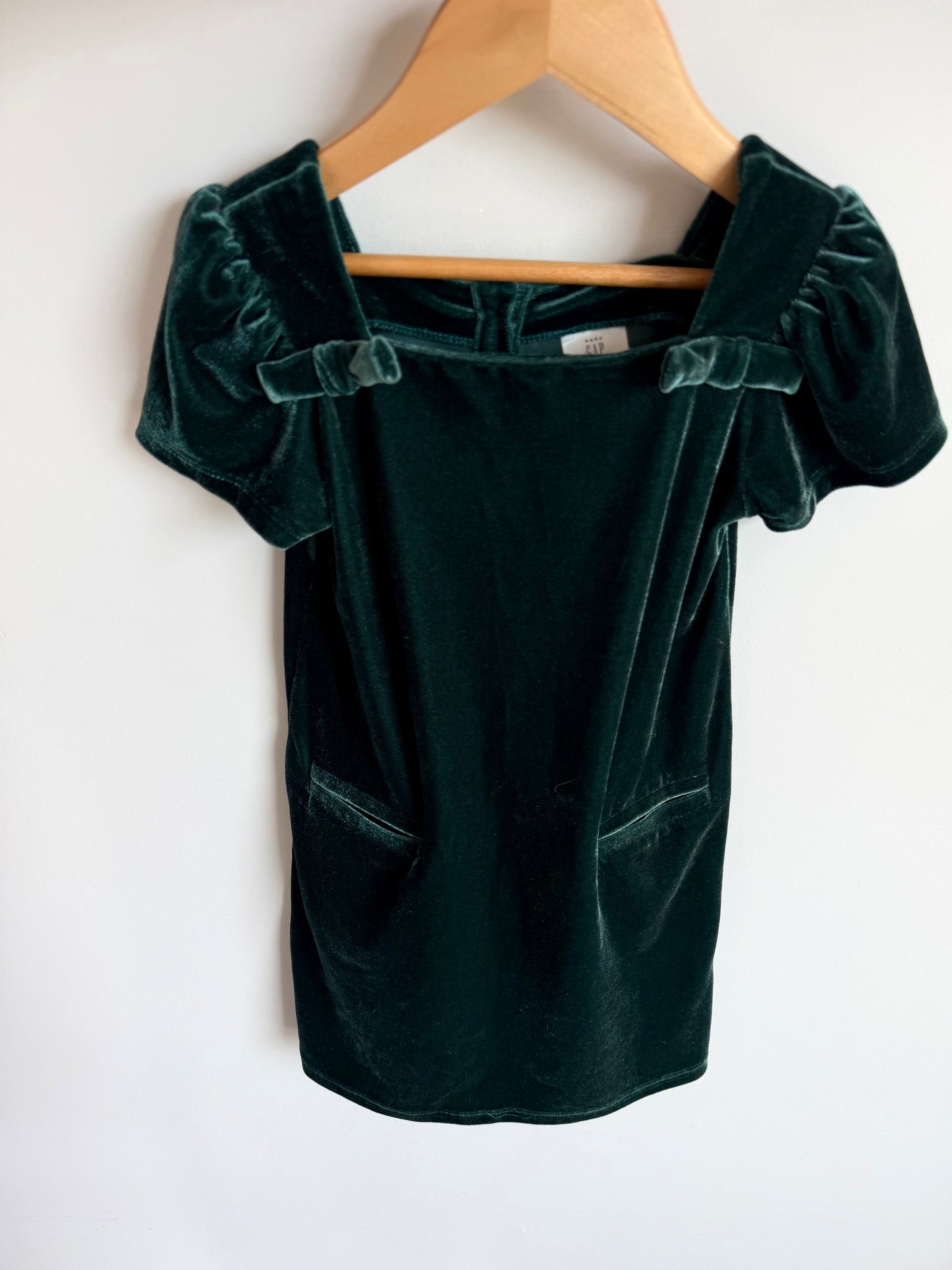 Gap Velvet Green Dress / 5 years