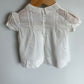Vintage Dainty Cream Embroidery Dress / 0-6m?