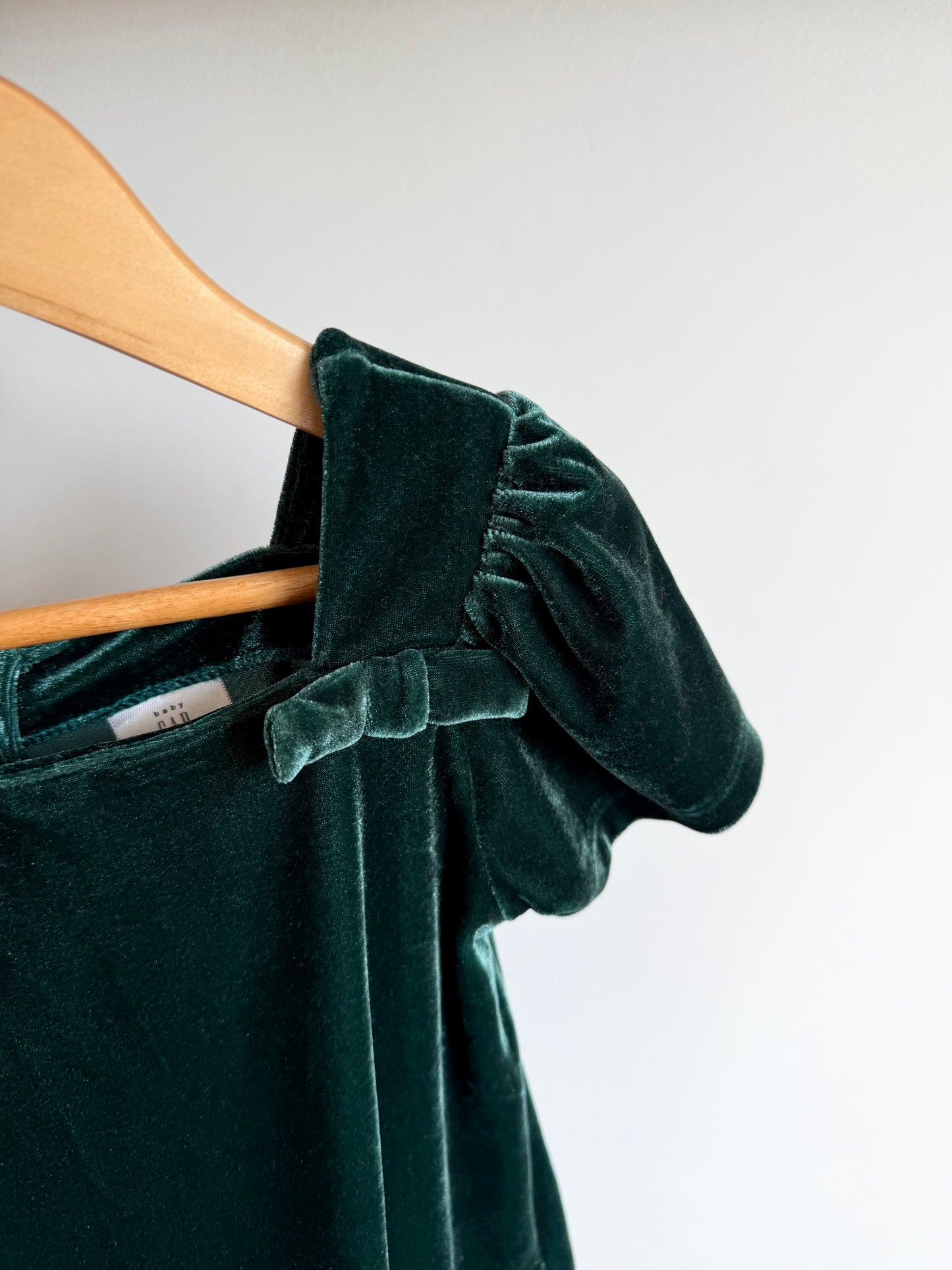 Gap Velvet Green Dress / 5 years