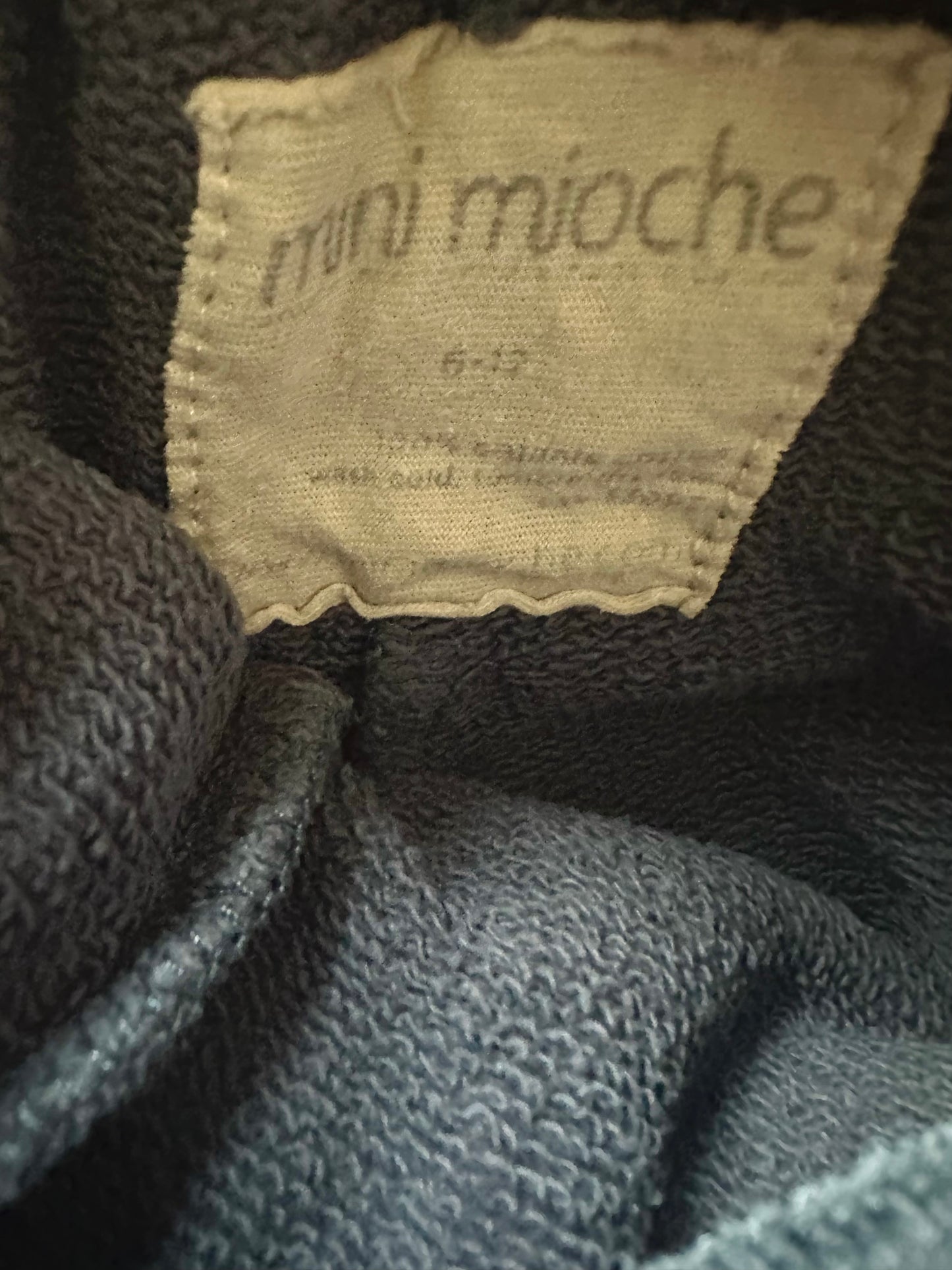 Mini Mioche Grey Joggers / 6-12m