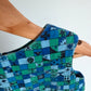 Vintage Checkered Blue + Green Dress  / 2T?