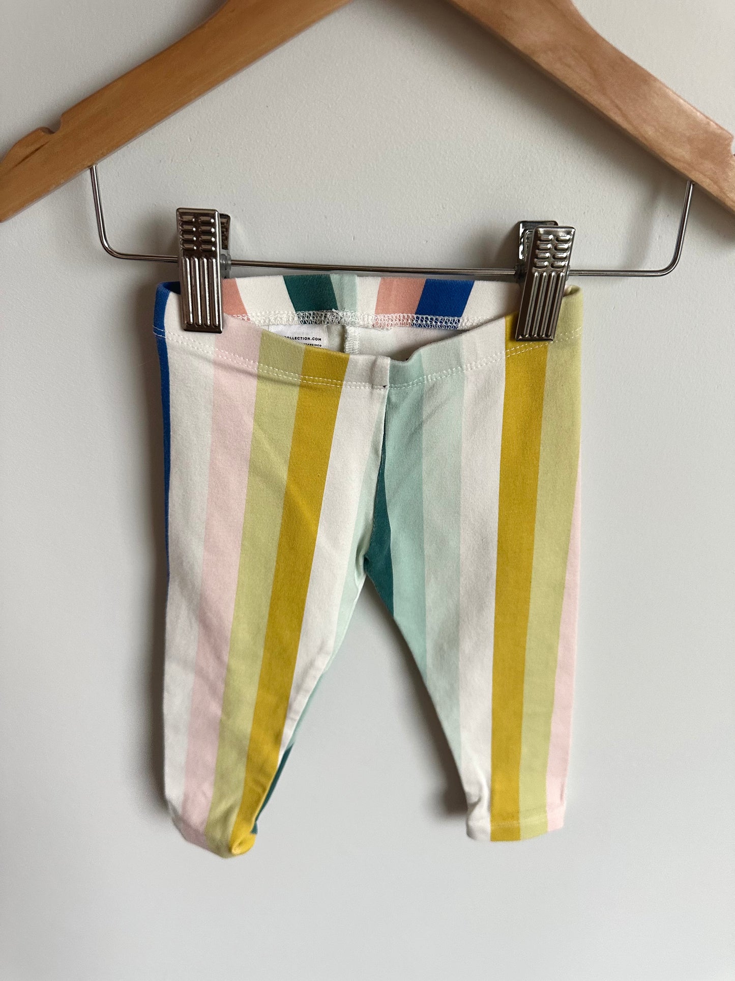 Tea Collection Color Strip Leggings / 9-12m
