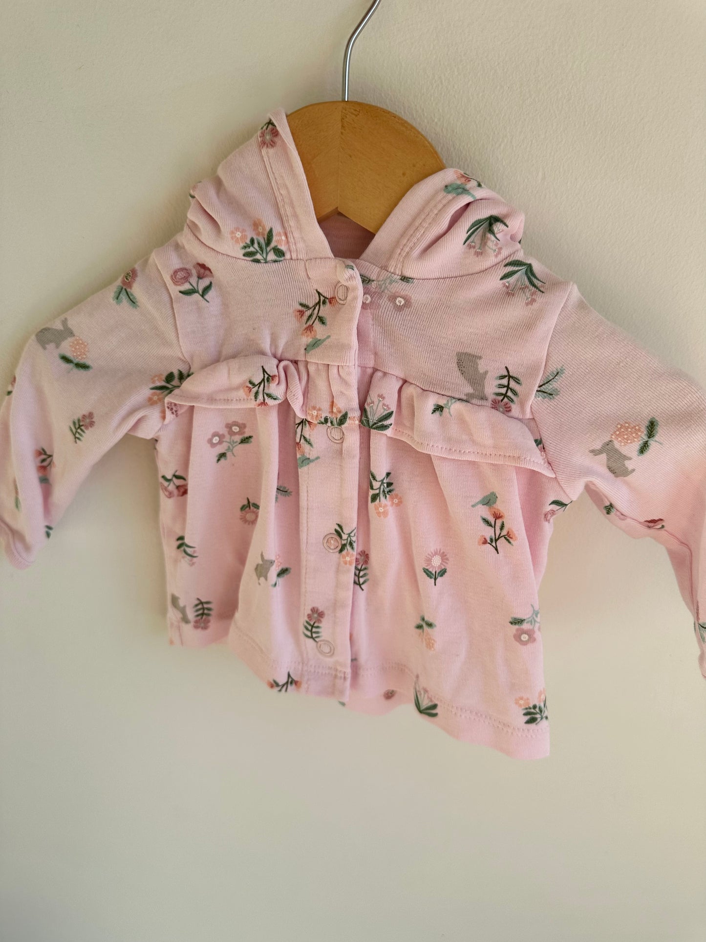 Floral Bunny Hoodie / 3m